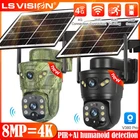 LS VISION 4G Solar Cameras 8MP Outdoor Trail Camera WiFi Security Camera Night V