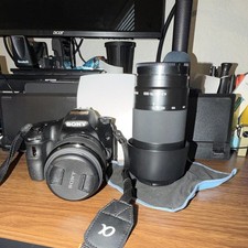 Sony Alpha SLT-A58 Camera Bundle Full HD w/ SAL18552 SAL75300 Lenses