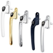 UPVC Double Glazing Window Handle Inline Key Lock Espag 35/40/55mm Spindle