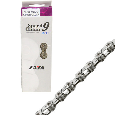 Taya 9-fach Kette NOVE-91 (UL) 116 Glieder 1/2''x5/64'' Breite Schlamm/Wasservergießen
