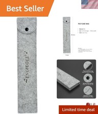 Stylish Gray Felt Case Bag for Recorders Flutes Ideal for Kids' Music Lovers