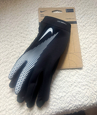 Nike Academy Therma-FIT Fußballhandschuhe für Hand Schwarz Größe L