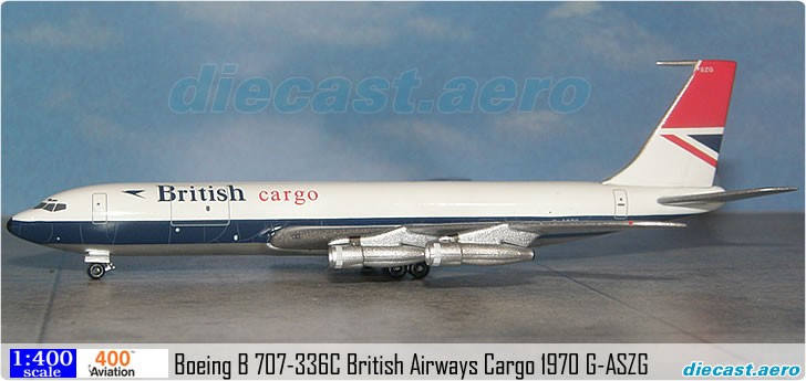 Boeing B 707-336C Aviation 400 miniature British Airways Cargo 1970 échelle 1:400