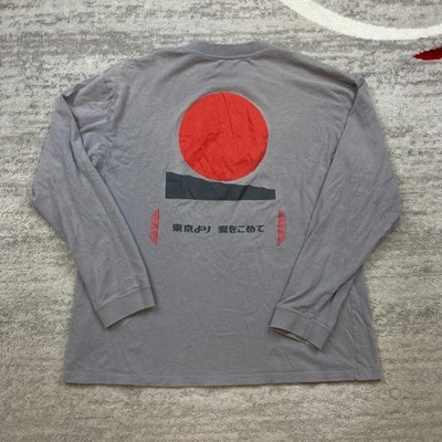 Edwin Shirt XL Gray Red Outdoors Long Sleeve Japan Casual Hiker Trekker Prep Men