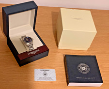 Luxury Longines Conquest 41mm Blue Dial Automatic Bracelet Watch - L3.687.4