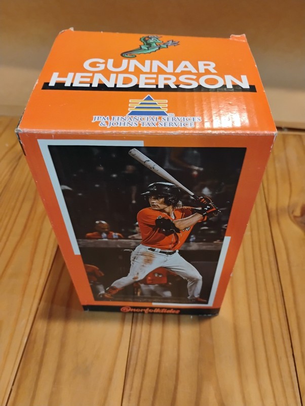 Gunnar Henderson Bobblehead Norfolk Tides (140)