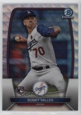 2023 Bowman Chrome Wave Refractor 84/100 Bobby Miller #7 13dw