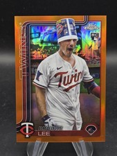 Brooks Lee 2025 Topps Chrome Update Orange Image Variation RC 03/25 #USC6 Twins