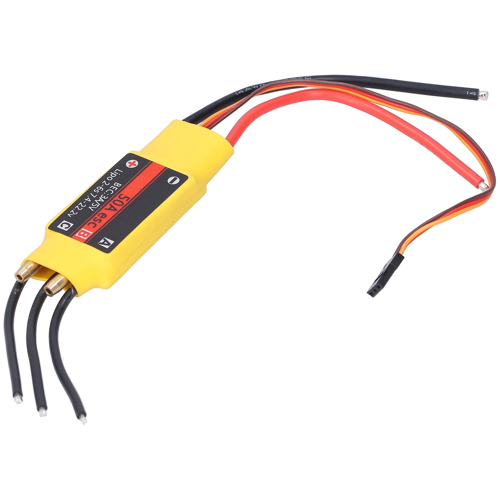 50A 2‑Way Brushless ESC Electronic Speed Controller Accessory For RC Boat Model