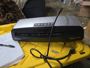 Fellowes Neptune 3 125 Laminator 12.5" 5721401 with 10 Pouches Silver/Black