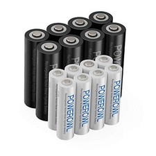 AA AAA Rechargeable Batteries, Pre-Charged High Capacity 2800mAh & 16pack 2.81 per gallon