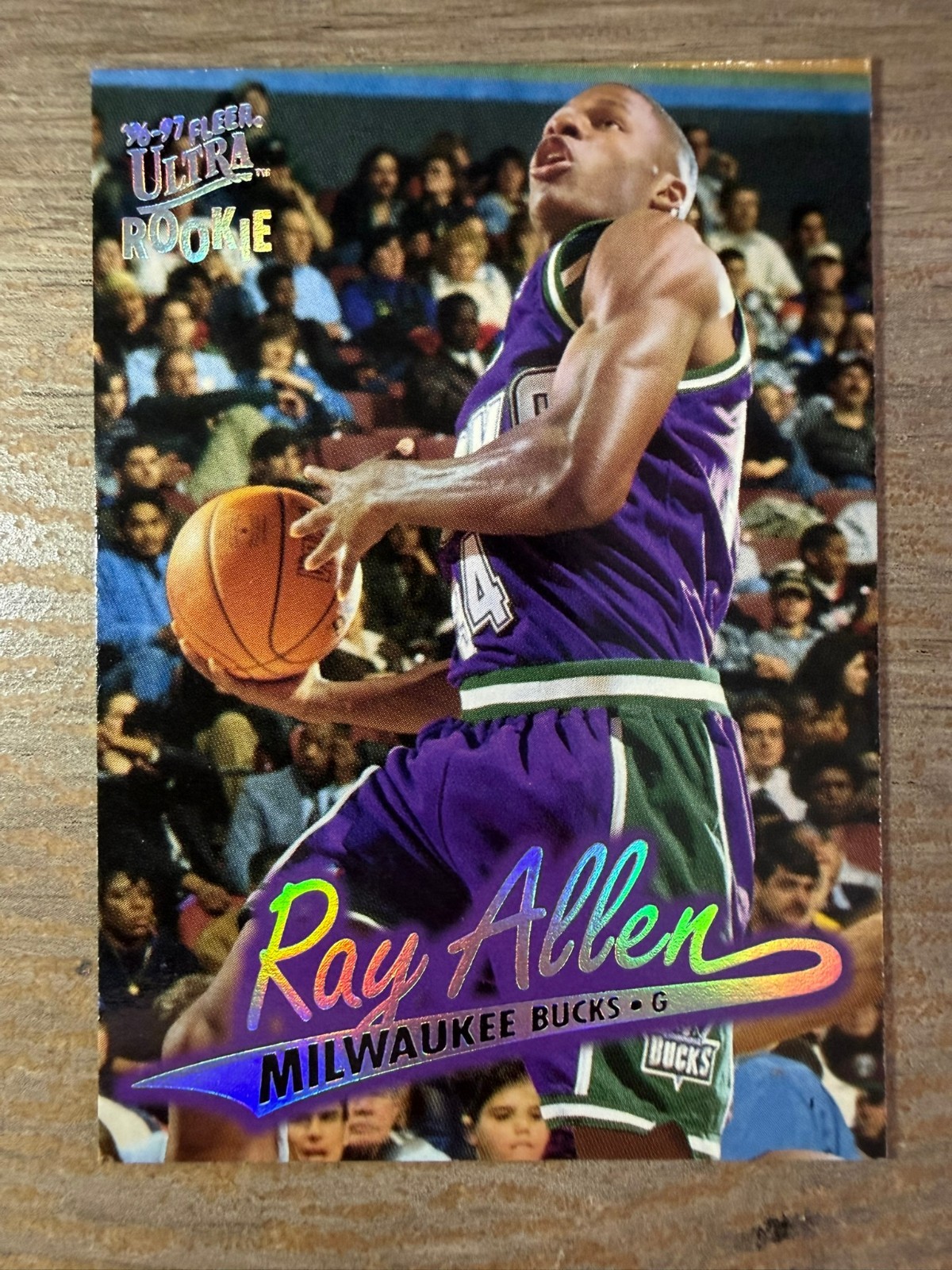 Ray Allen 1996-97 Ultra RC Rookie Card #60 - PWE