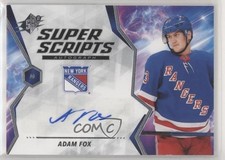 2020-21 SPx Superscripts Adam Fox #S-AF Auto a4m