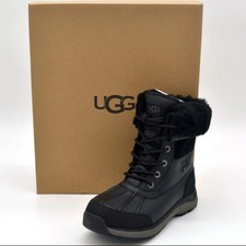 UGG Womens Adirondack III Boots Black/Total Black 1095141-BBLC New In Box