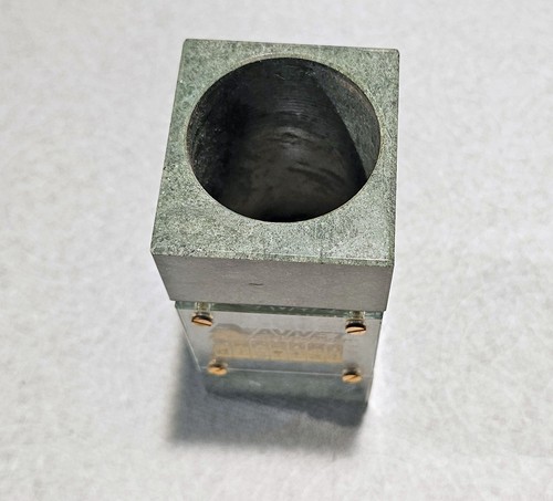 Vintage AVNET Computer / DEC Digital Marble Desk Pen/Pencil Holder - Picture 2 of 8