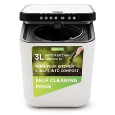 Nutrichef 3L Electric Kitchen Composter - White