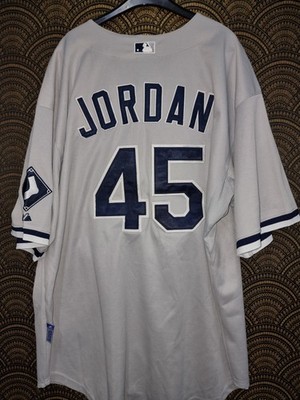 original Majestic Shirt Trikot White Sox Michael Jordan used MLB Baseball f1290