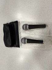 Wm58 Classic Style Dynamic Vocal Instrument with Clean Sound 2 Pack