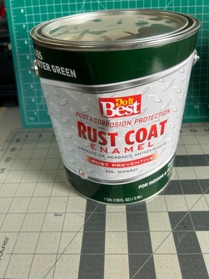 NEW *DENTED* Do it Best Rust Coat Oil-Based Gloss Enamel Hunter Green 1-GALLON