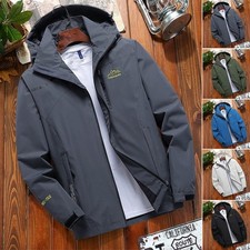 Men's Waterproof Winter Warm Mountain Outdoor Jackets Hooded Hiking Work Coat