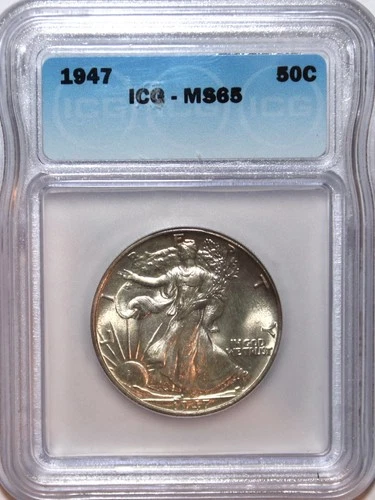 1947 Walking Liberty Half Dollar - ICG MS65 - #0179E