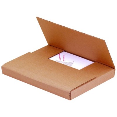 BOX USA Flat Mailer Shipping 18x12x2 Boxes, 200#/ECT-32-B Corrugated, Kraft 