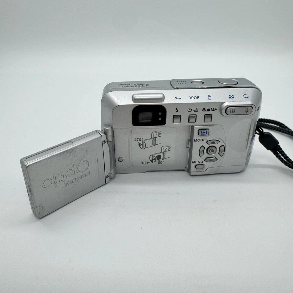Pentax Optio 33LF 3.0 MP Compact Digital Camera CCD Point & Shoot Y2K Tested - Image 2 of 4