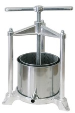 Torchio Torchietto Premitutto a Manovella alluminio Per Melanzane Pomodori 3 LT