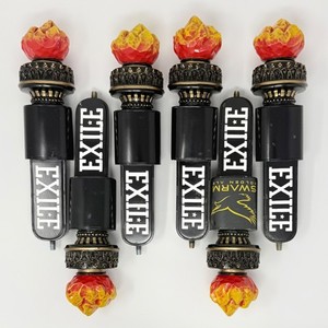 6 Lot of Exile Brewing Beer Tap Handles