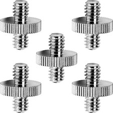 Anwenk Standard 1/4"-20 Male to 1/4"-20 Male Threaded Tripod Screw Adapter Stand