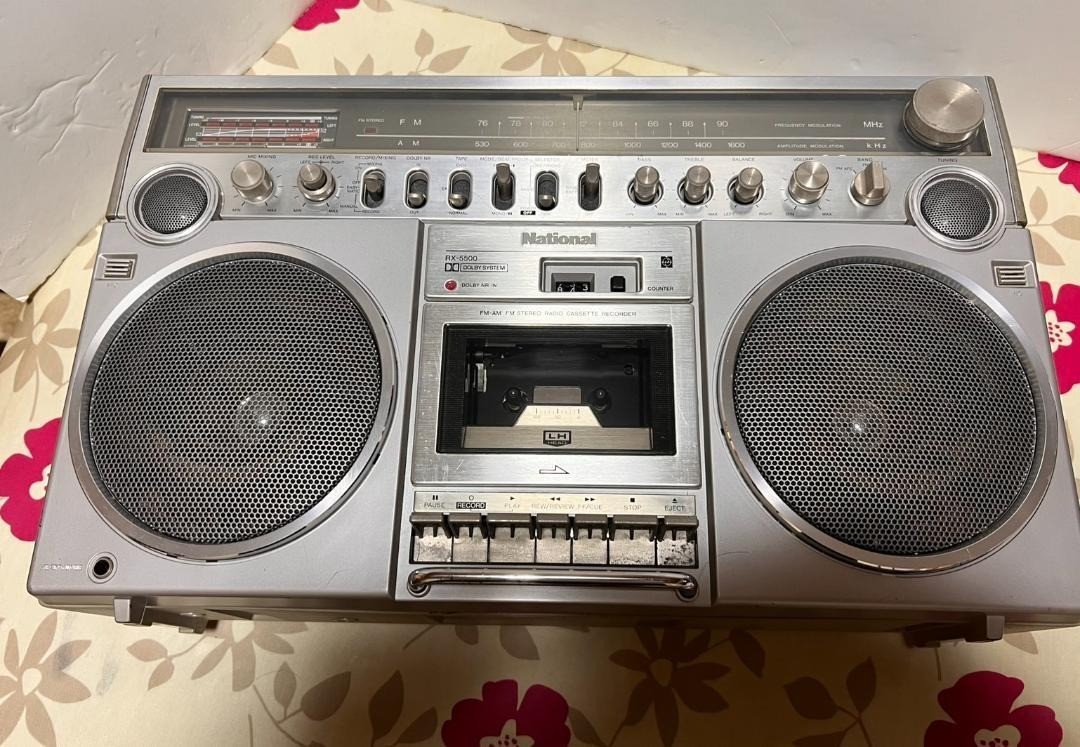 ♪昭和銘機 整備ラジカセ National Disco MAC　RX-5500 ♪①昭和銘機 整備ラジカセ National Disco MAC RX-5500
