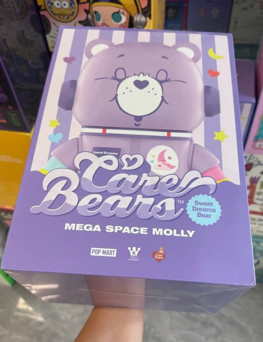 POP MART MEGA SPACE MOLLY 400%+100% Sweet Dream Bears Care Bears