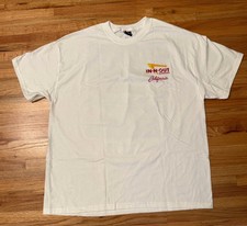 2007 In-N-Out Burger California T-Shirt Classic Cars Mike Rider Size 2XL New