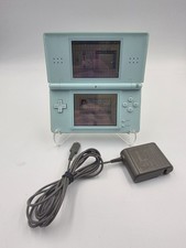 Nintendo DS Lite Console USG-001 with Charger - Ice Blue | GOOD CONDITION