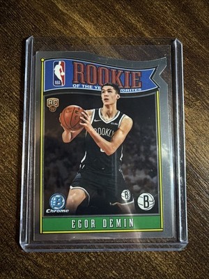 EGOR DEMIN NETS ROOKIE OF THE YEAR INSERT 2025-26 TOPPS BOWMAN CHROME 