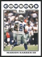 2008 Topps #71 Marion Barber Dallas Cowboys 37499