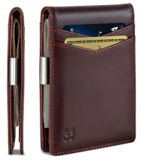 Money Clip Wallet - Mens Wallets slim Front Pocket RFID Blocking Card Holder ...