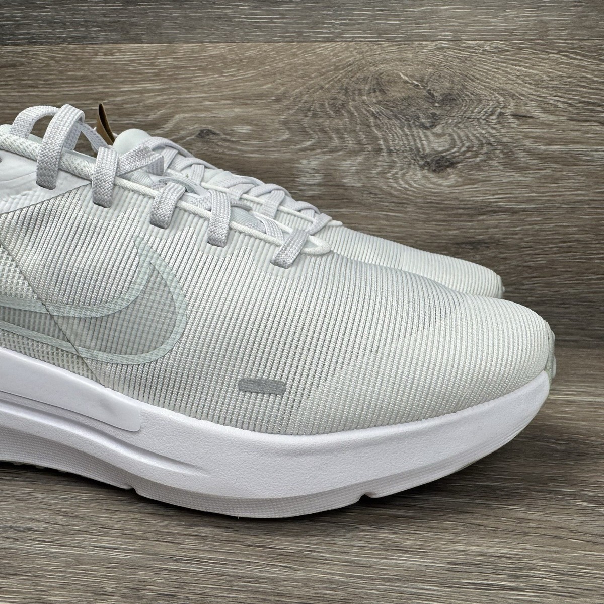 Nike Downshifter 12 Triple White Pure Platinum DD9293-100 NEW Men\'s Size 14 Buy Nike Mens Downshifter 12 White/Pure Platinum-White  main image 3