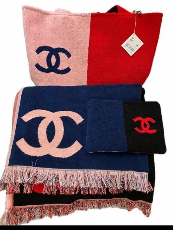 CHANEL Beach Coco 24ss Towel Bag Set Sale Drade Duban New Below Sale