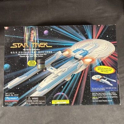 USS EXCELSIOR NCC - 2000 STAR TREK SHIP PLAYMATES NEW VINTAGE SEALED