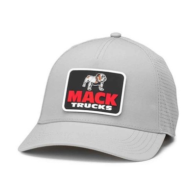 American Needle Mack Trucks Super Tech Hat PVC Patch Cap Pewter Adjustable New
