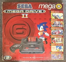 SEGA Mega Drive II Mega 6 Boxed Console & Game Controller All Wires Instructions