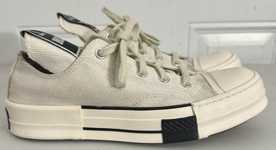 Size 6.5 - Converse Rick Owens x DRKSHDW DRKSTAR Chuck 70 Low Egret