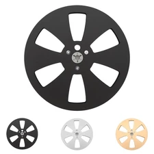 1/4 Inch Empty Tape Reel Aluminum Alloy 7 Inch Open Reel Sound Tape Takeup Reel