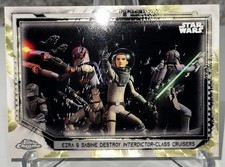 Marketplace image: 2021 Topps Star Wars Chrome Legacy 1/1 Full Rainbow Superfractor Ezra & Sabine