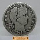 1911 Barber Silver Quarter - #C55786NQ