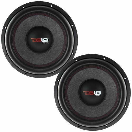 (2) DS18® GEN-X124D 12" GEN-X CAR SUB WOOFERS 4 OHM DVC SUBS SUBWOOFER *PAIR* 🔊 - 第 1/4 張圖片