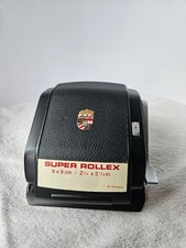 Linhof Super Rollex 6x9 cm 2 1/4 x 3 1/4 inch ottime condizioni dalla Germania