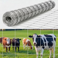 Farm Fence 5Ft x164/328Ft Heavy Duty Galvanized Cattle Fence Animals Protection