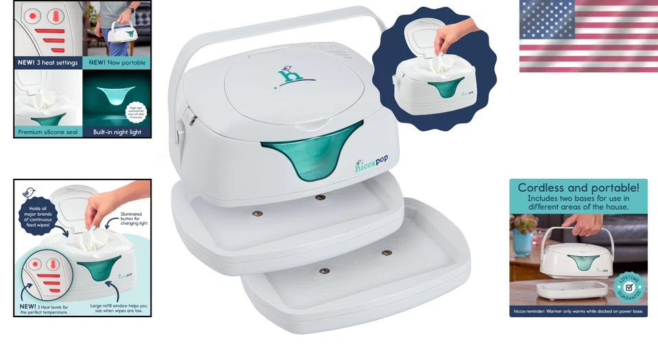 Портативный детский подогреватель с пеленальным светом - Изображение 2 из 4